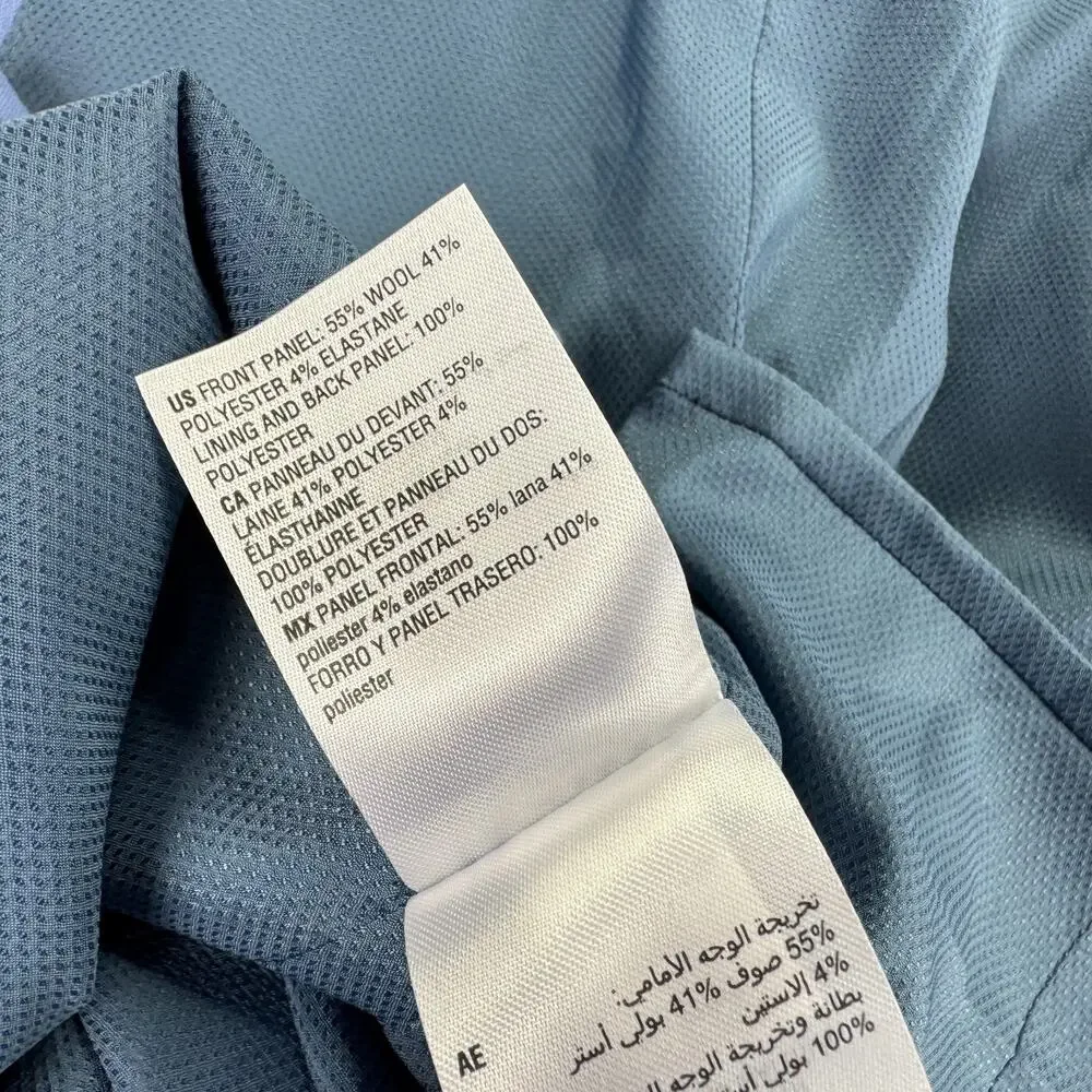 Bar III Mens Slim Fit Stretch Wool Blend Solid Suit Vest Light Blue S